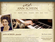 Tablet Screenshot of annschein.com